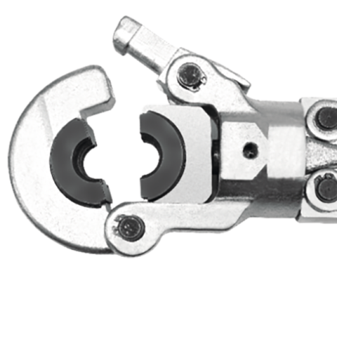 Rankinis hidraulinis presas | PEX U/TH16-32 | vamzdžių jungiamųjų detalių užspaudimui | 8 štampų rinkinys (YT-21759)