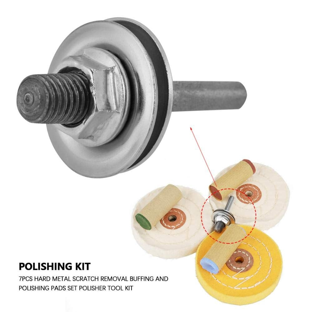 Poliravimo ir valymo rinkinys | diskai, pasta ir jungtys | 7 vnt. (CP07)