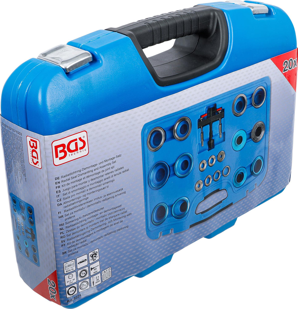 Sandarinimo žiedų (riebokšlio) išmontavimas ir montavimas (8224)