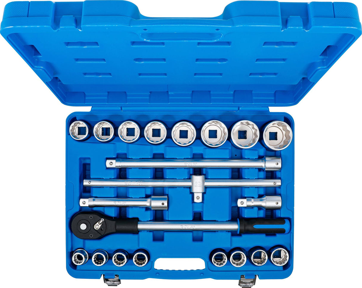 Galvučių komplektas 12 kampų | 20 mm (3/4") | 21 vnt. (1223)