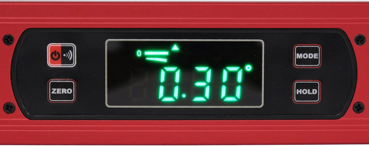 Gulsčiukas skaitmeninis su LED | aliuminis | 400 mm (YT-30397)