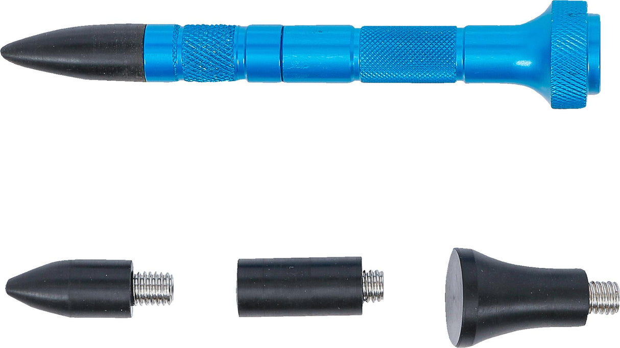 Aliuminė rankenėlė su keičiamais antgaliais įlenkimų šalinimui be dažymo | 100 mm (9155)