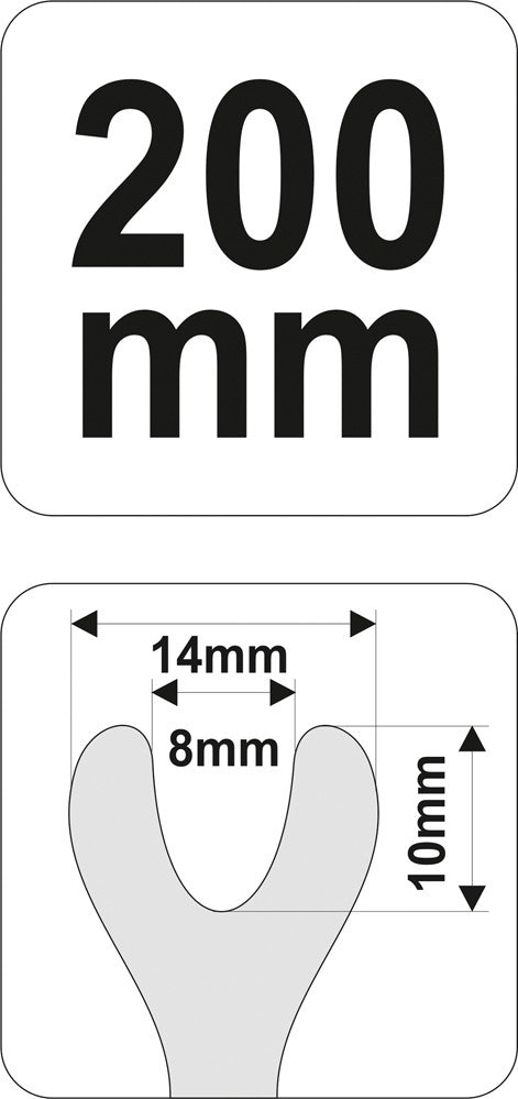 Rankenėlė apdailai ardyti | 200 mm (YT-0842)