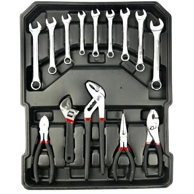 TOOL SET IN ALUMINUM CASE | WITH WHEELS | 187 PCS. (SK58280)