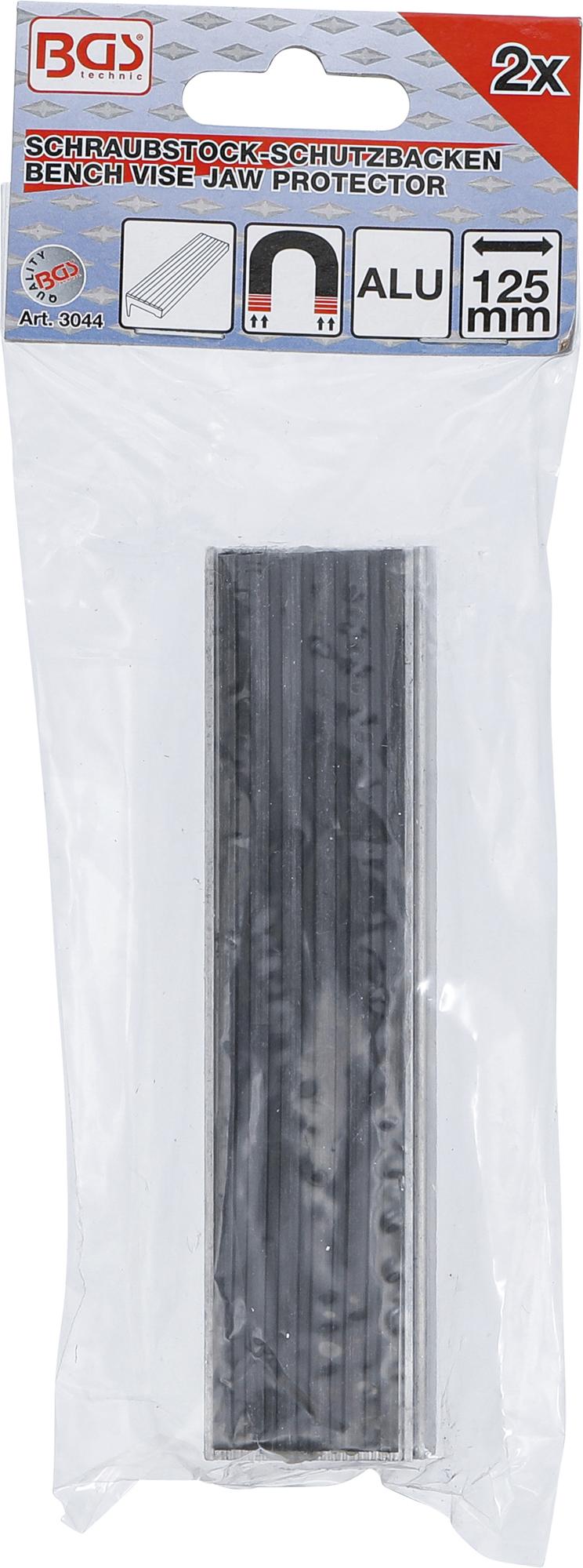 Spaustuvų lūpų apsaugos gumuotos | Aliuminis | 125 mm | 2 vnt. (3044)