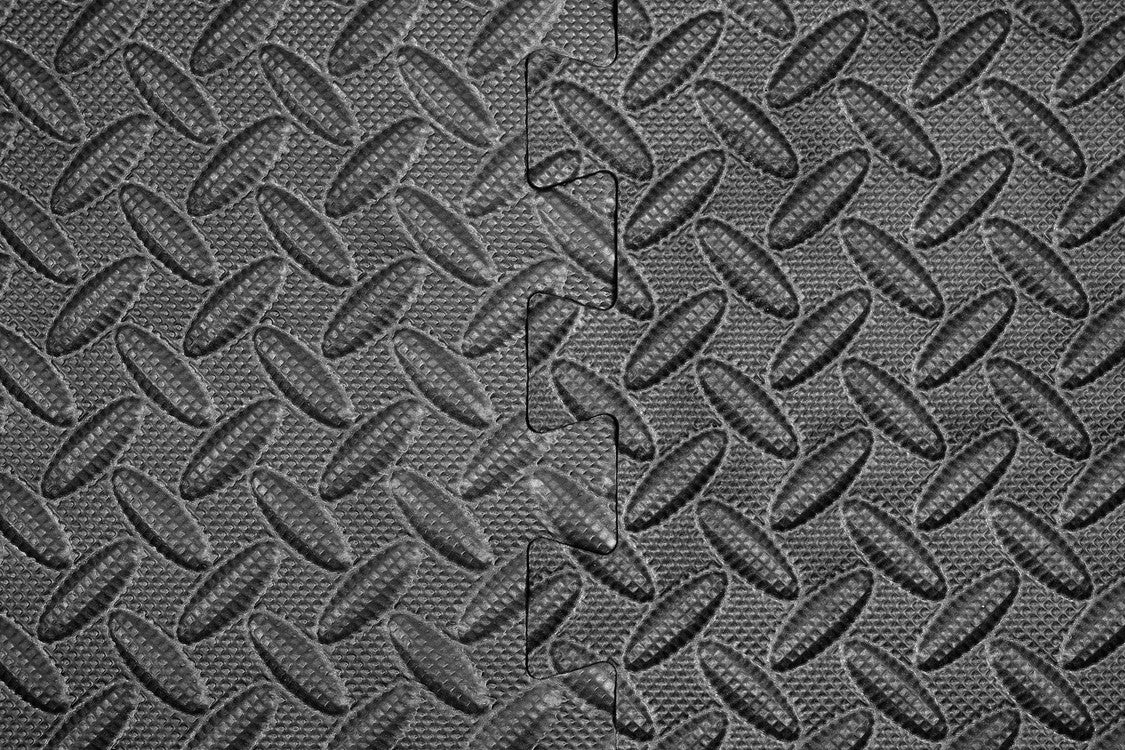Apsauginis kilimėlis automobilių dirbtuvėms ar treniruoklių salei | 6 vnt / 60x60 cm (YT-08780)