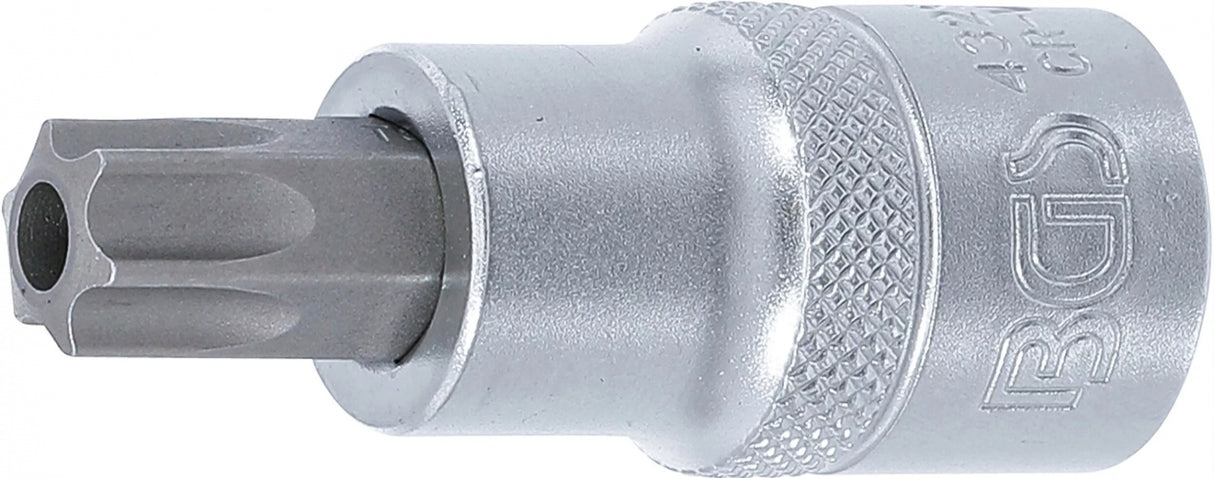 Antgalis įpresuotas į galvutę | 12,5 mm (1/2") | T-Star su skyle (Torx) T55 (4329)