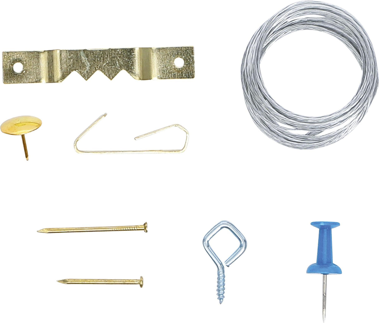 Paveikslų / foto rėmelių kabliukų asortimentas | 97 vnt. (88146)