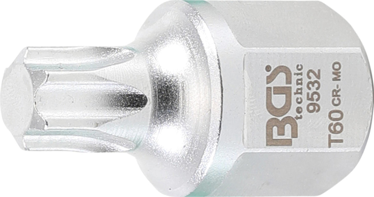 Бита для V-образного ремня | 12,5 mm (1/2"), шестигранник 22 mm | T-star (Torx) T60