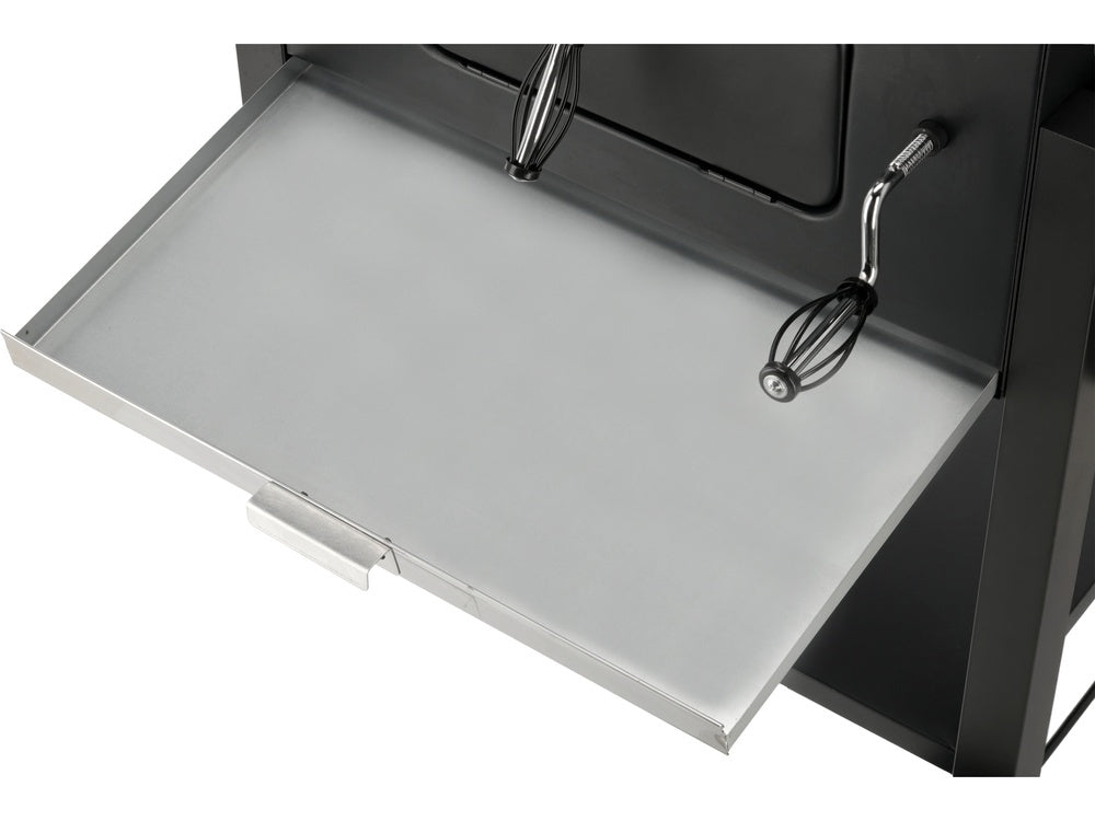 Medžio anglių kepsninė su rūkykla | DELUXE (99925)