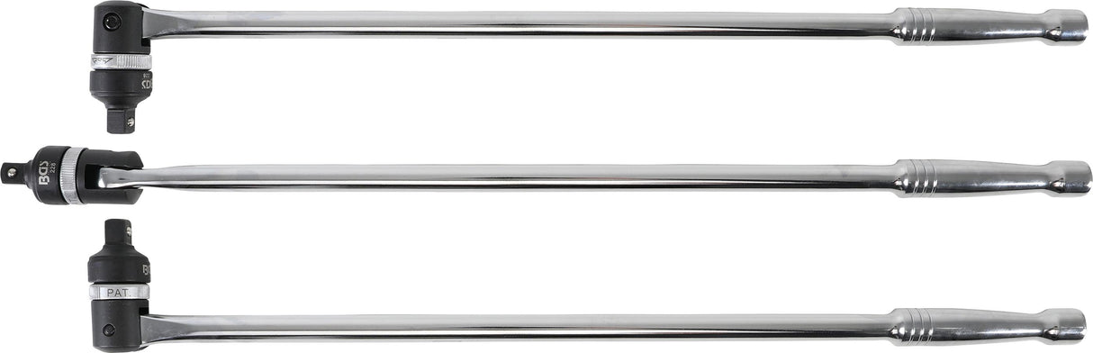 Lanksti rankena su reversine terkšle | išorinis kvadratas 12,5 mm (1/2") | 620 mm (228)