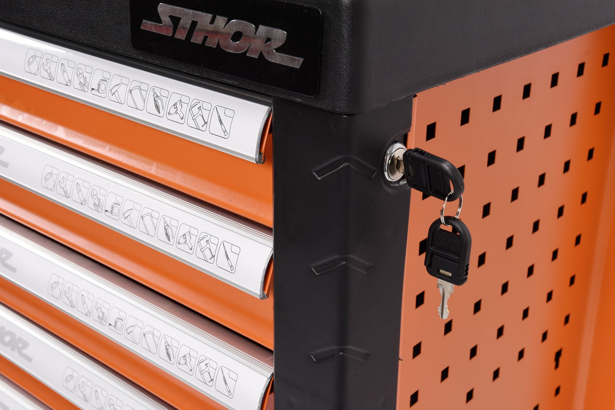 Įrankių spintelė | 302 įrankiai | 6 stalčiai (58550)