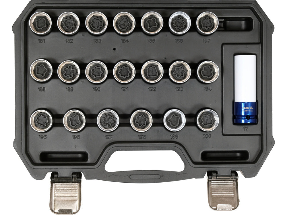 Ratų varžtų užraktų rinkinys OPEL | 21 vnt. (YT-060306)