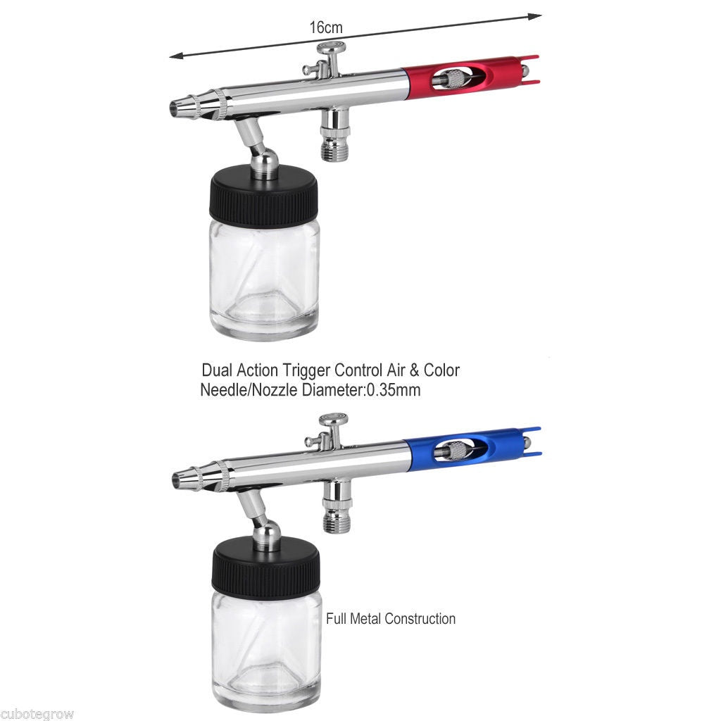Profesionalių aerografų rinkinys 12vnt. (6+6) (ABS12)