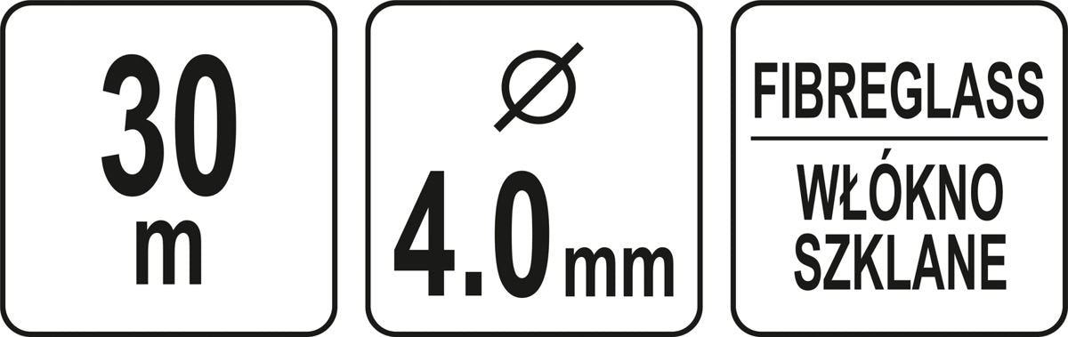 Laido / kabelio gidas | 30 m (YT-25015)