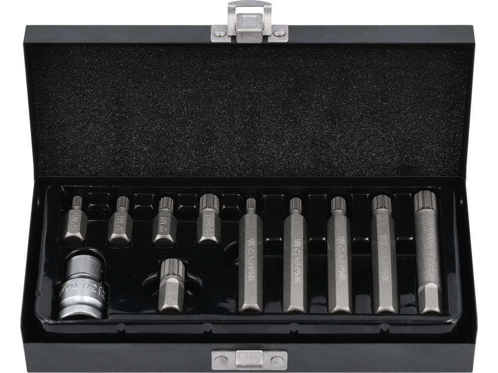 Antgalių rinkinys | trumpas / ilgas | spline (XZN) | 11 vnt. (YT-0415)