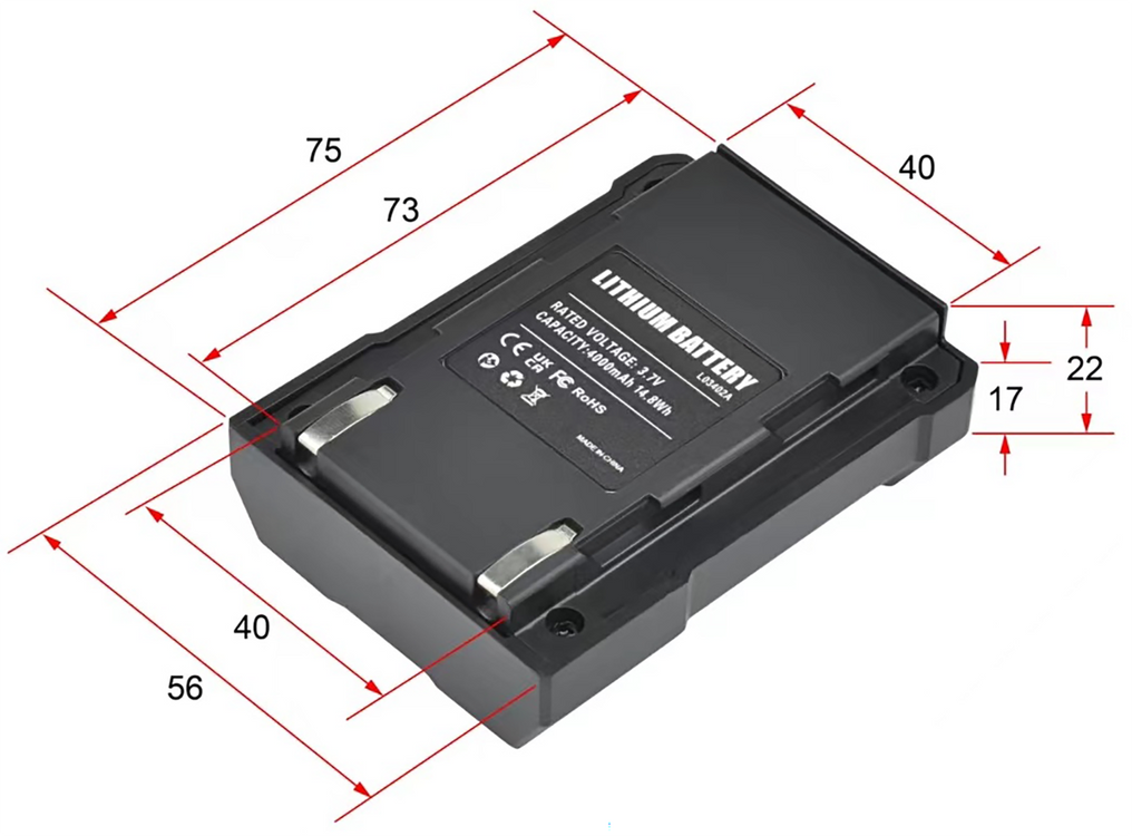 4D serijos savaime išsilyginančio lazerio baterija | YT-30419 4000Mah (YT-30420)
