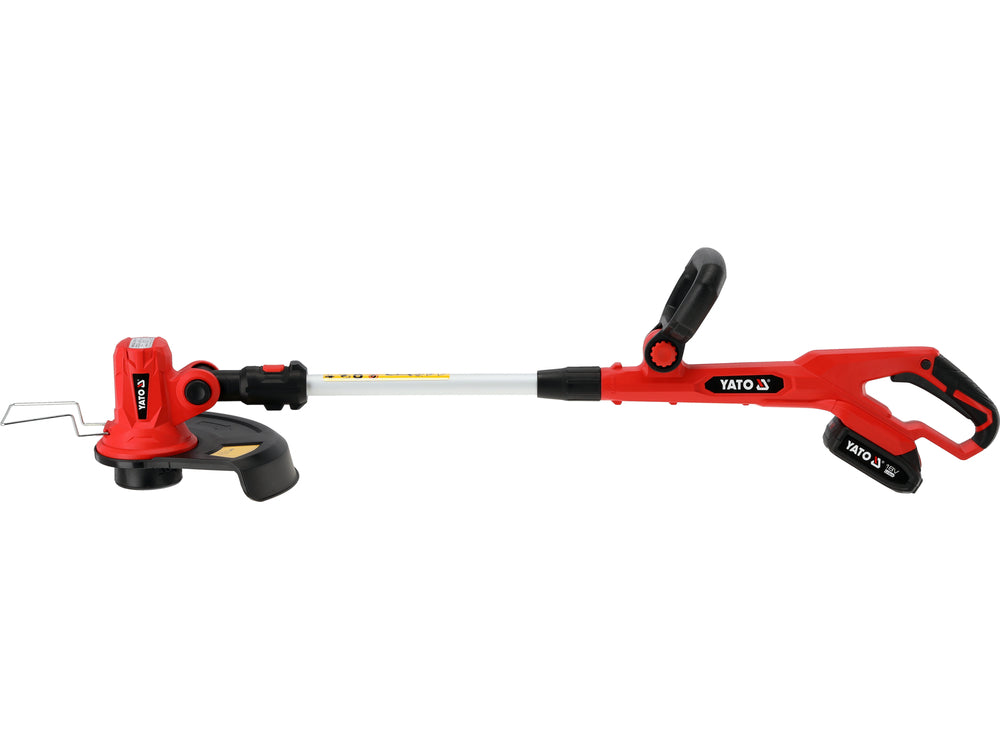 Akumuliatorinis trimeris teleskopinis | 18V | su baterija 2AH (YT-85017)