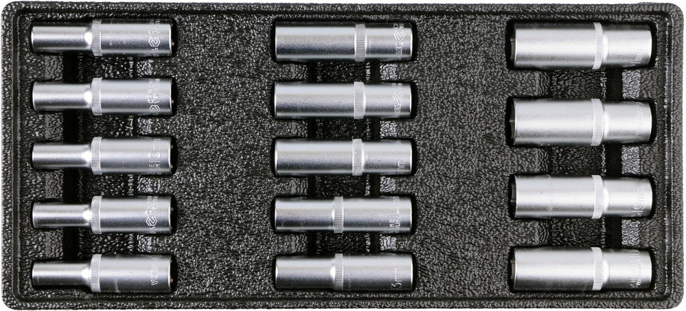 Įrankių spintelė | 177 įrankiai | 6 stalčiai (58540)