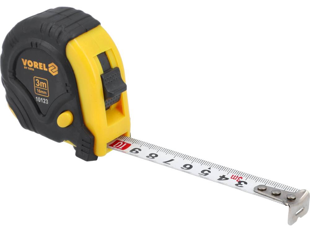 Ruletė su fiksatoriumi 3 m x 16 mm (10123)