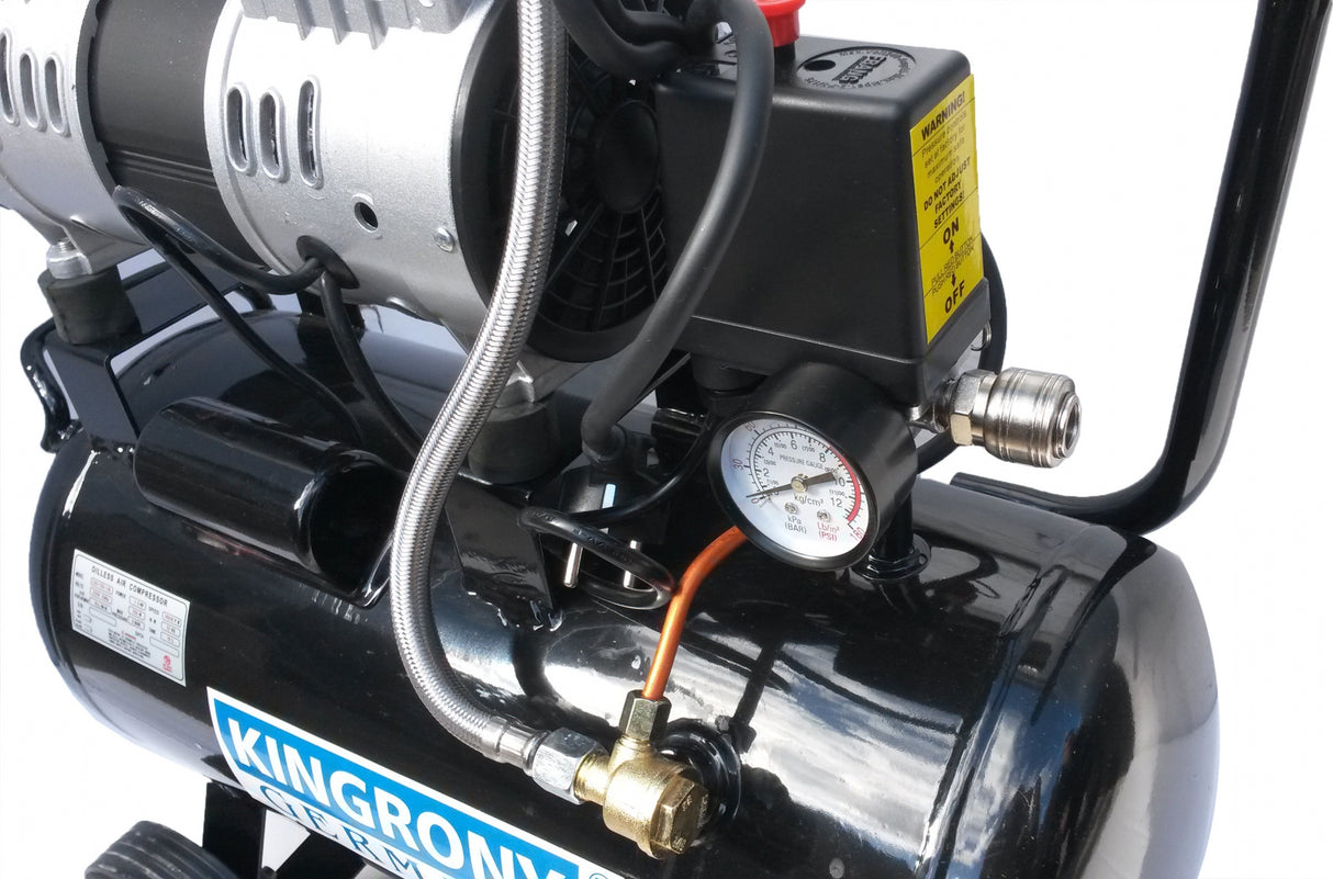 Oro kompresorius tylus | betepalinis | 18L/1,0HP/140 L/min (LXU-75018L)