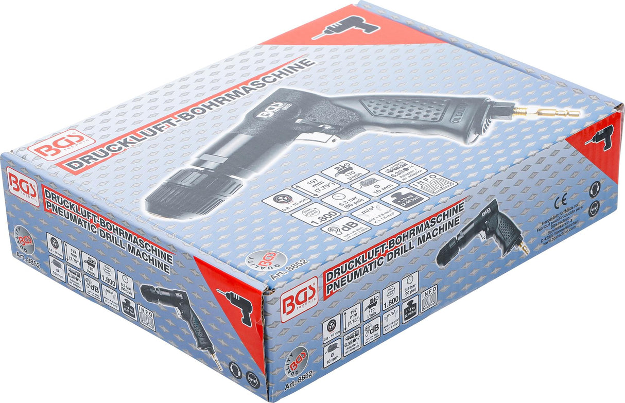 Pneumatinis reversinis gręžtuvas | 10 mm (8852)