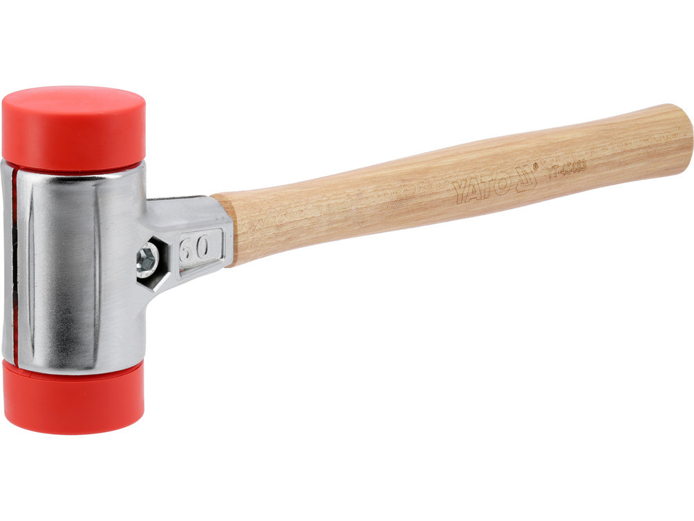 Grindinio plaktukas | hickory rankena | Ø 60 mm | 1390 g (YT-45483)