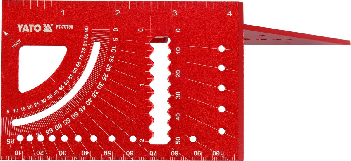 Kampainis japoniškas | aliuminis | 45/90° 3D (YT-70796)