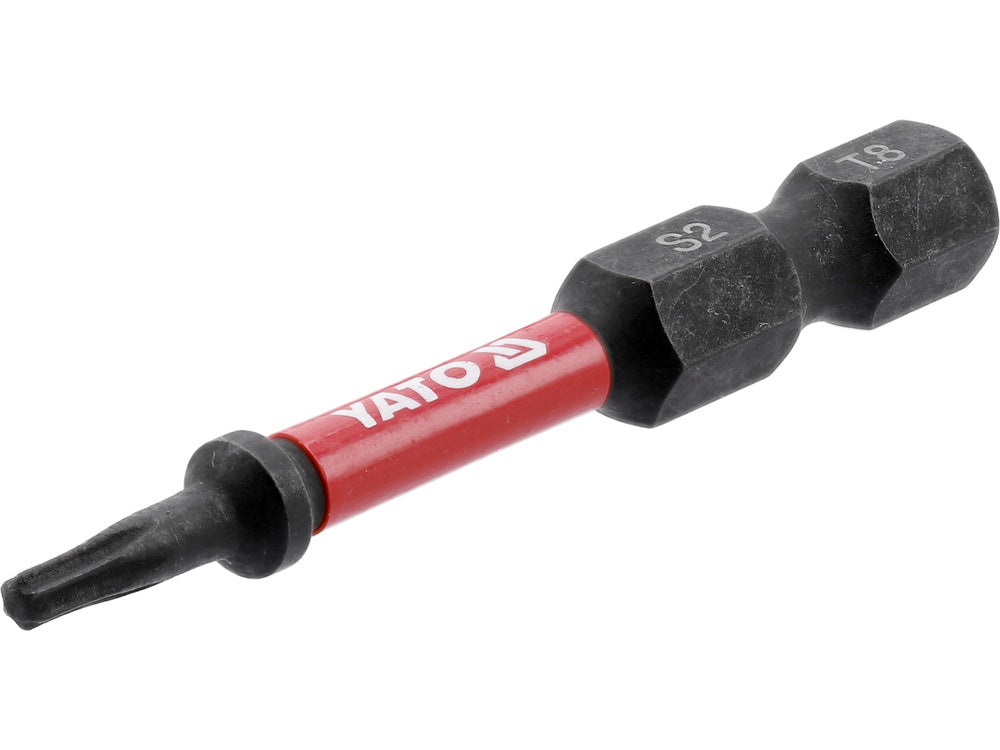 Antgaliai smūginiai | 6,3 mm (1/4") | S2 | T-Star (Torx) T8 | 2 vnt. (YT-78050)