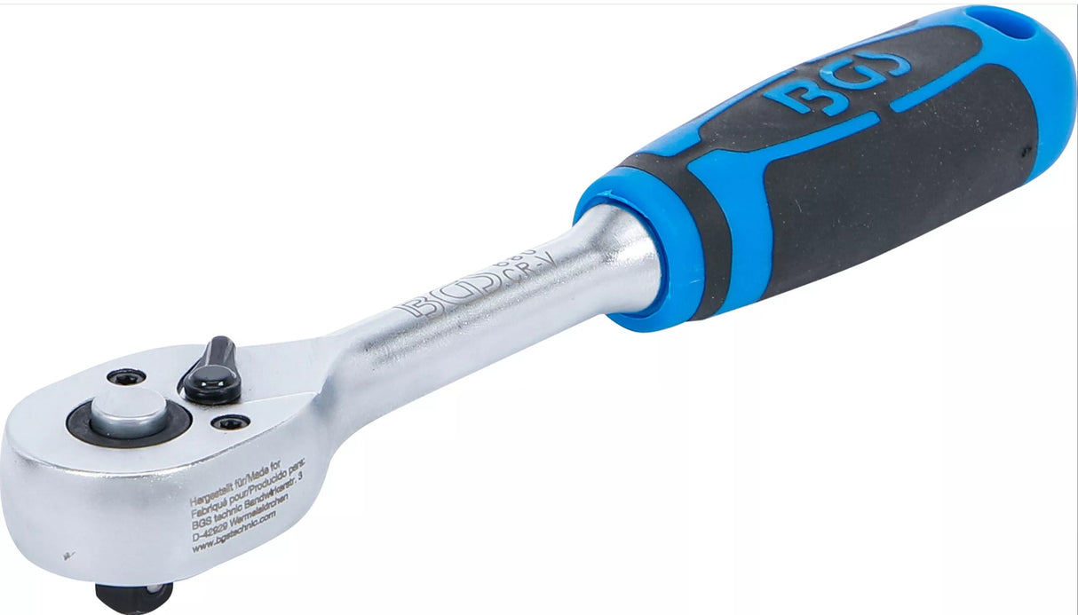 Terkšlinis raktas reversinis | tiesus | smulkūs dantukai | 6,3 mm (1/4") (680)