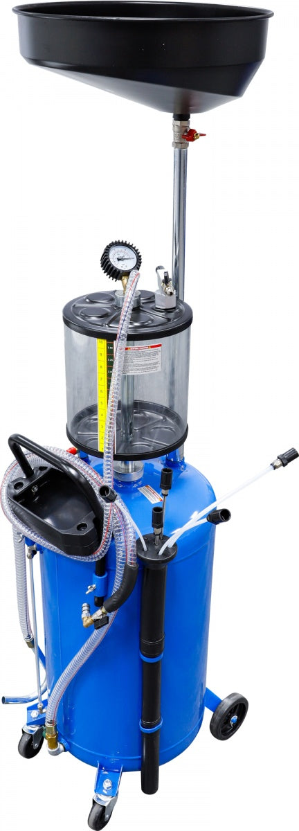 Tepalo surinkimo talpa | su išsiurbimu ir išleidimu | kontrolinis bakelis | 80 l (7003)