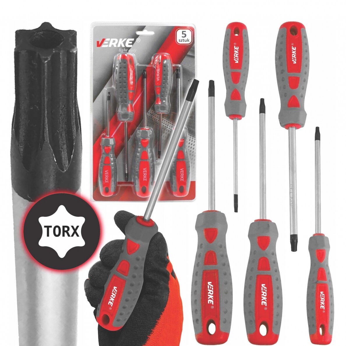 Atsuktuvų rinkinys | T-Star (Torx) | T10 - T30 | 5 vnt. (SK5030)