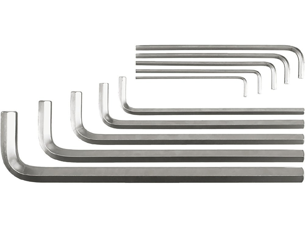 L tipo raktų rinkinys | Metalinė dėžutė | šešiakampis Hex 3 - 17 mm | 10 vnt. (YT-0519)