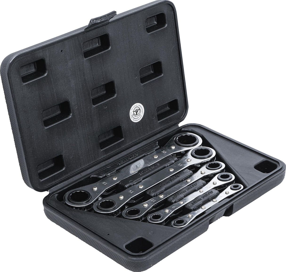 Dvipusiai terkšliniai veržliarakčiai | su reversu | 6 x 8-19 x 22 mm | 5 vnt. (1450)