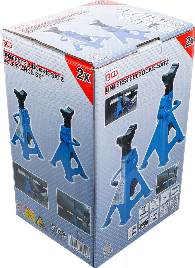 Atramų komplektas | keliamoji galia 3000 kg | 276 - 420 mm | 2 vnt. (3015)