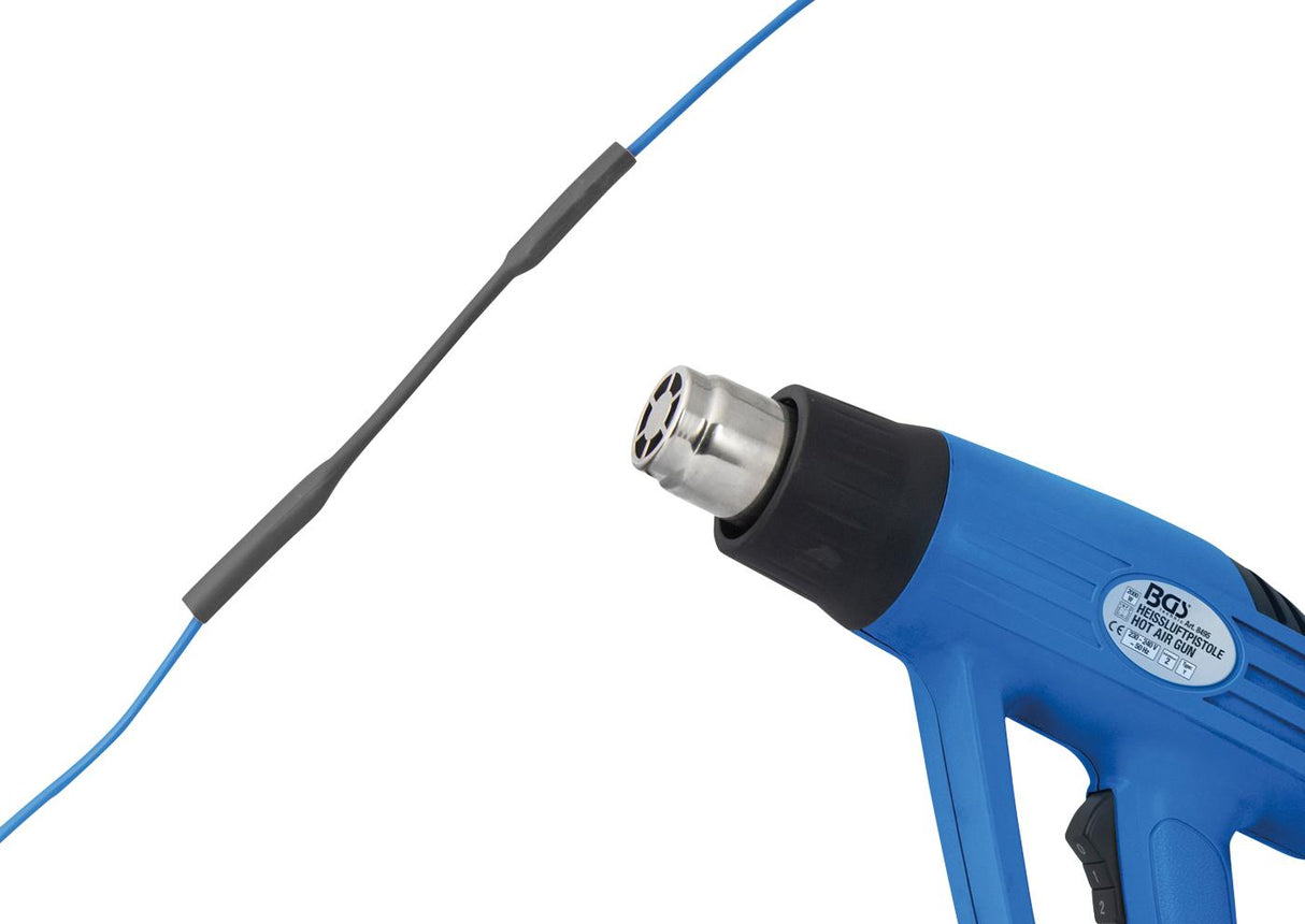 Termoizoliacinė žarnelė (kembrikas) juoda | dėžutė | Ø 2.5 mm | 10 m (6846)