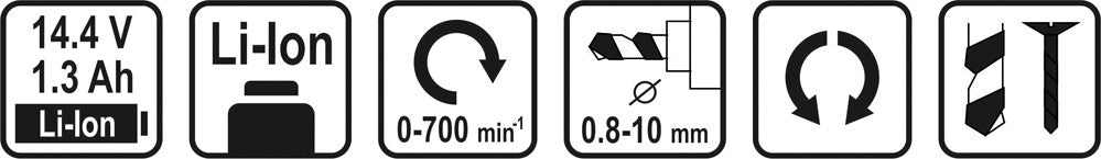 Аккумуляторный шуруповёрт LI-ION 14,4V 1,3 AH