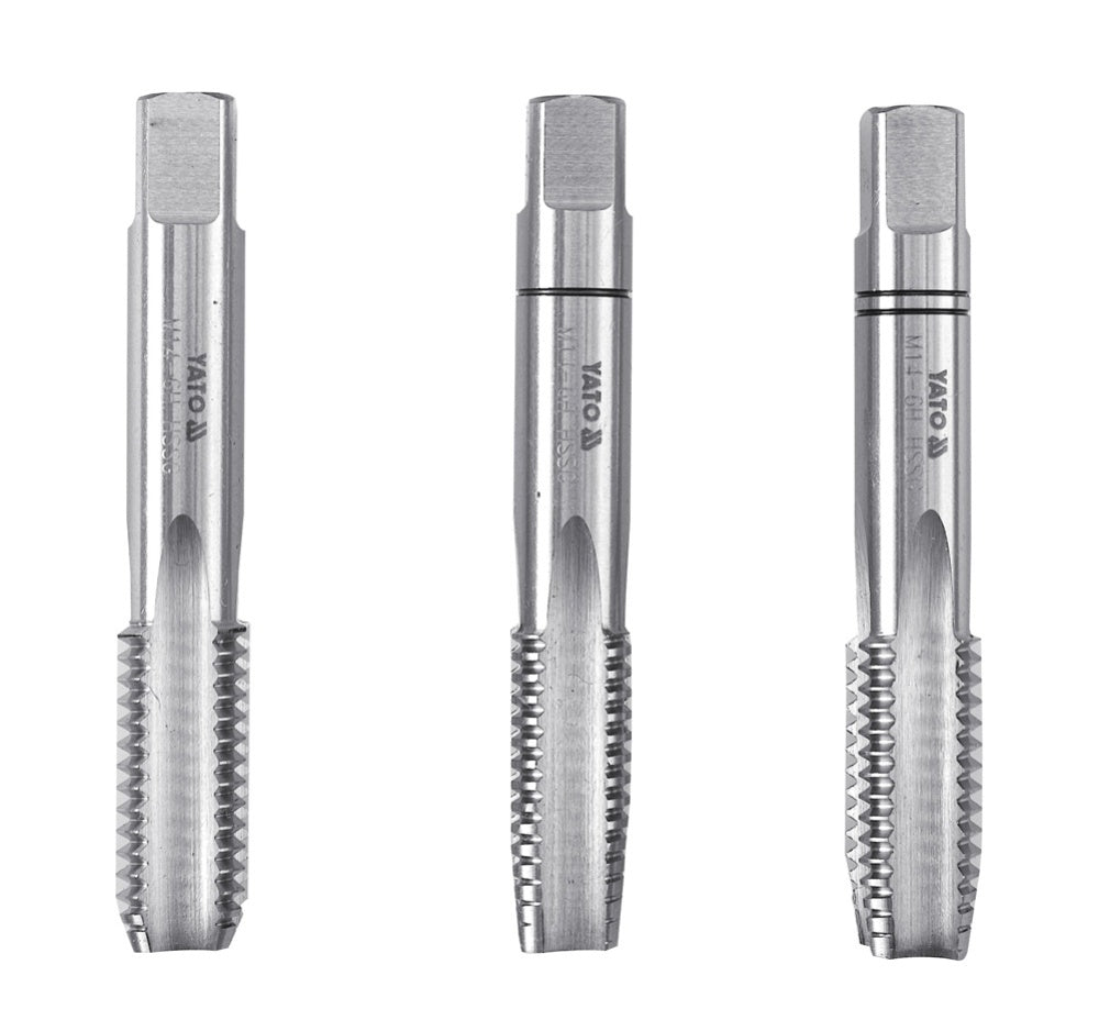 Sriegikliai 3vnt.M3x0,5, HSS/M2 (YT-2930)