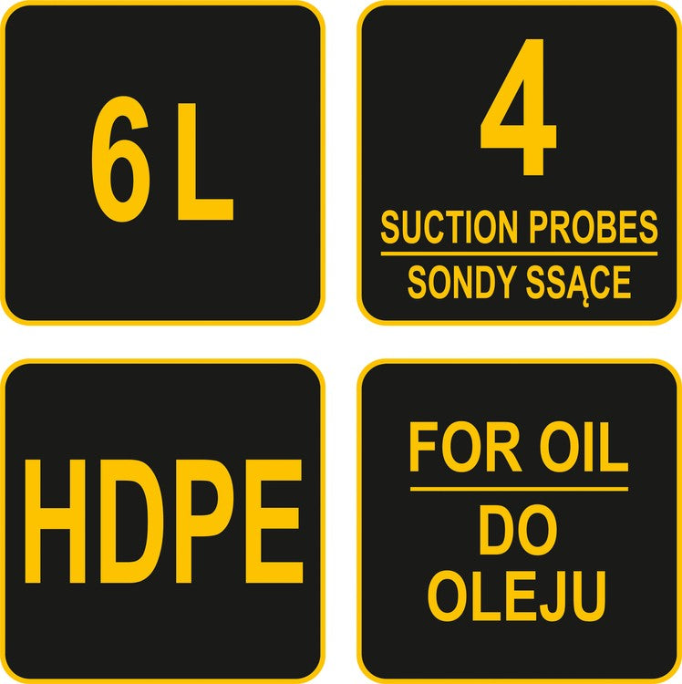 Siurblys alyvai ir skysčiams keisti | 6 litrai (78032)