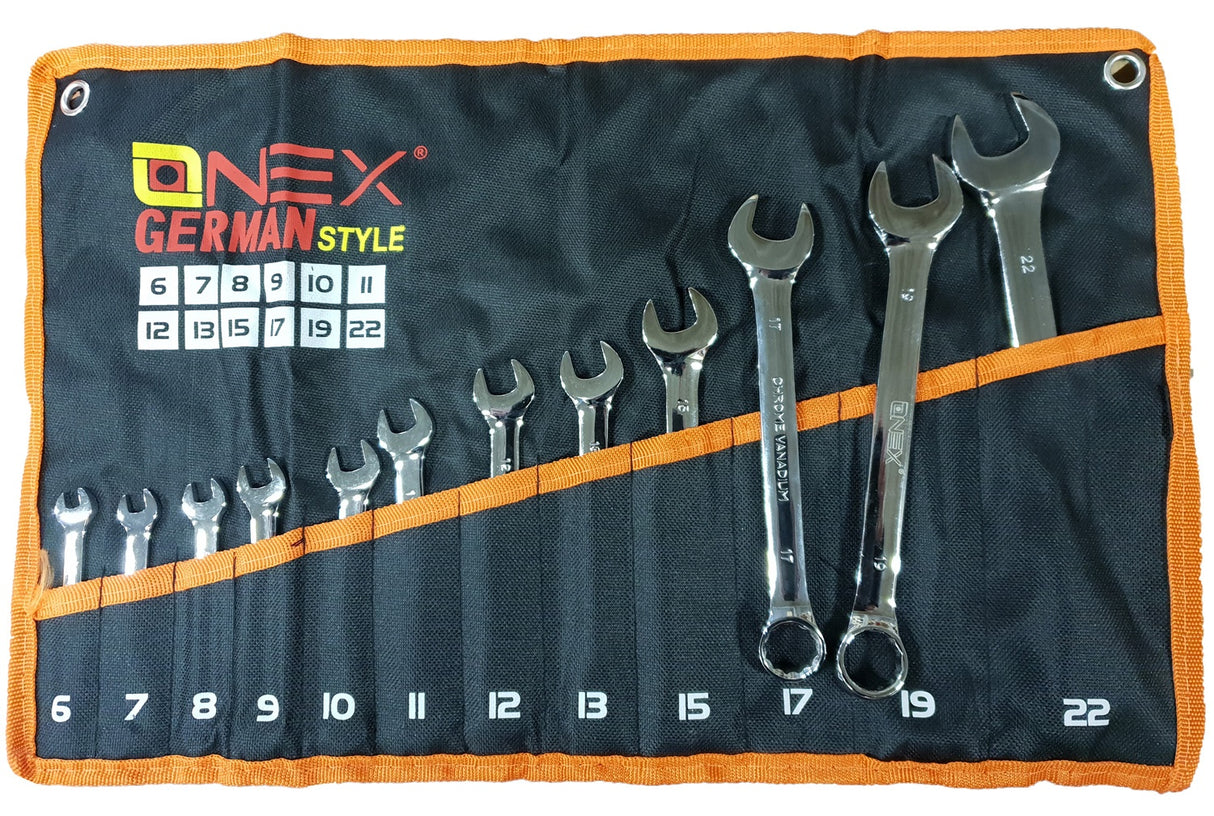 Kombinuotų raktų rinkinys | 6 - 22 mm | 12 vnt. (A39412)