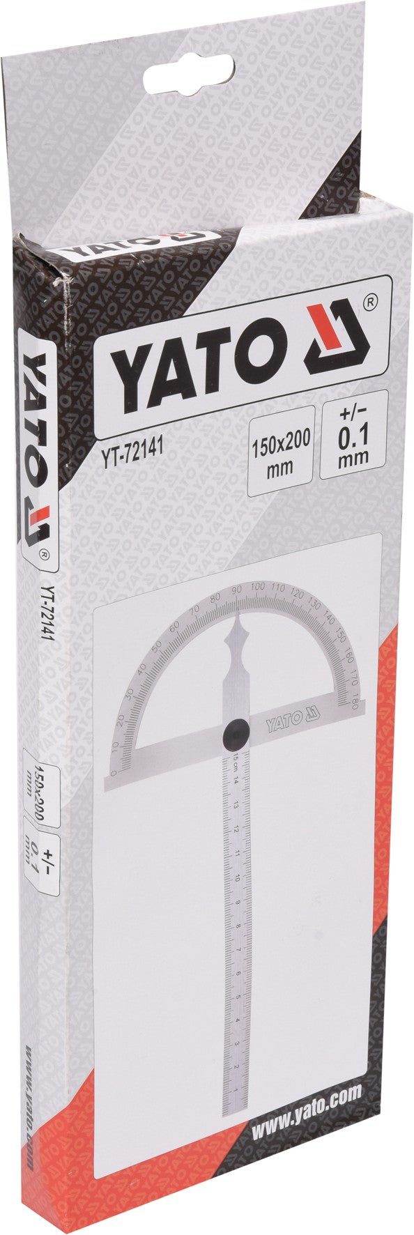 Kampo matuoklis / matlankis su liniuote | 150x200 mm (YT-72141)