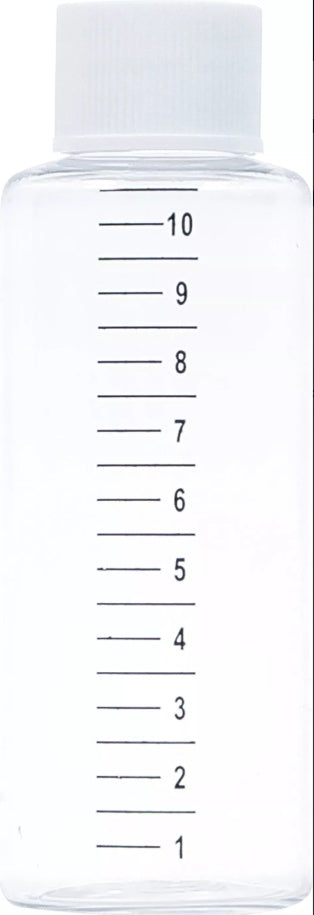 Plastikinis buteliukas iš Common Rail perpylimo rinkinio (8101-2)