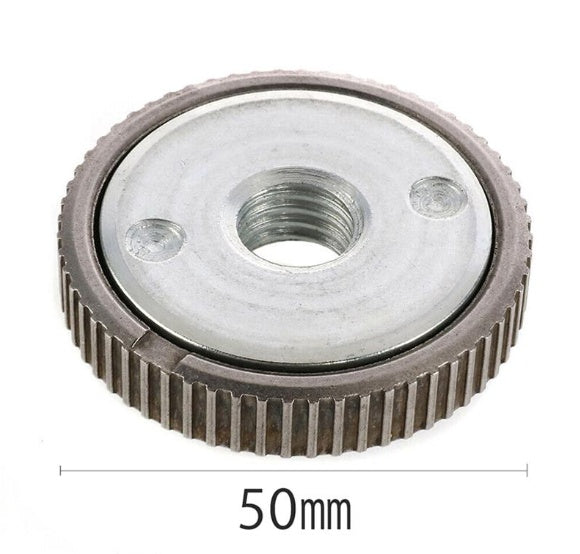 Greito fiksavimo veržlė | su dantukais | kampiniam šlifuokliui | M14 (LN003)