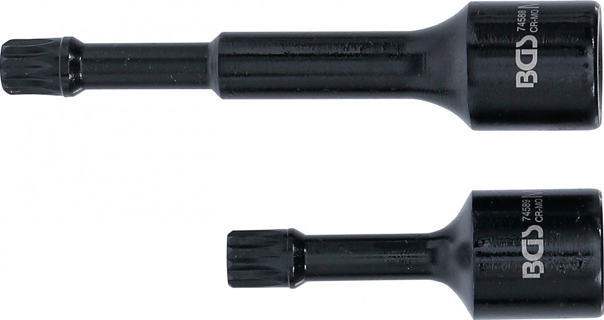 Specialus smūginių antgalių rinkinys | 12,5 mm (1/2") | Spline (XZN) M12 | VAG | 2 vnt. (74590)