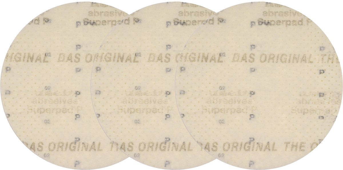 Šlifavimo diskas perforuotas | veliūras | šlifavimas be dulkių | 225 mm / P220 | 3 vnt. (YT-84606)