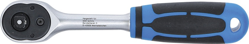 Rankena galvutėms terkšlinė | smulkūs dantukai | 6.3 mm (1/4") (615)