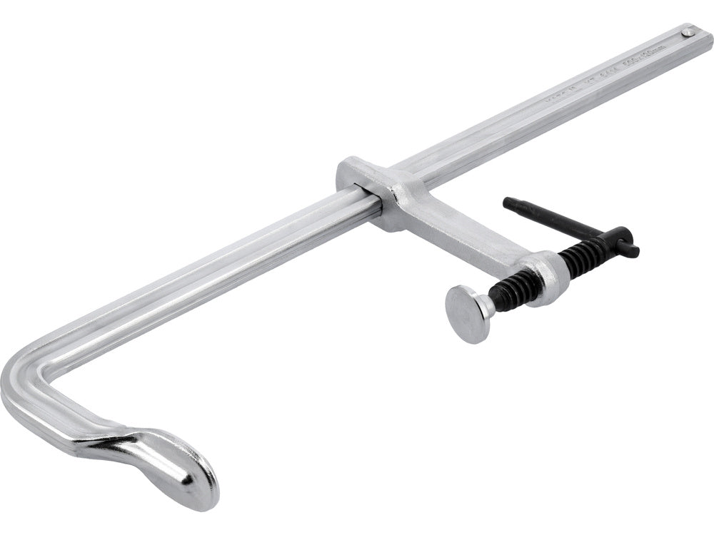 Spaustuvai F-tipo, kaltinis plienas, chromuoti 500x120mm (YT-6414)