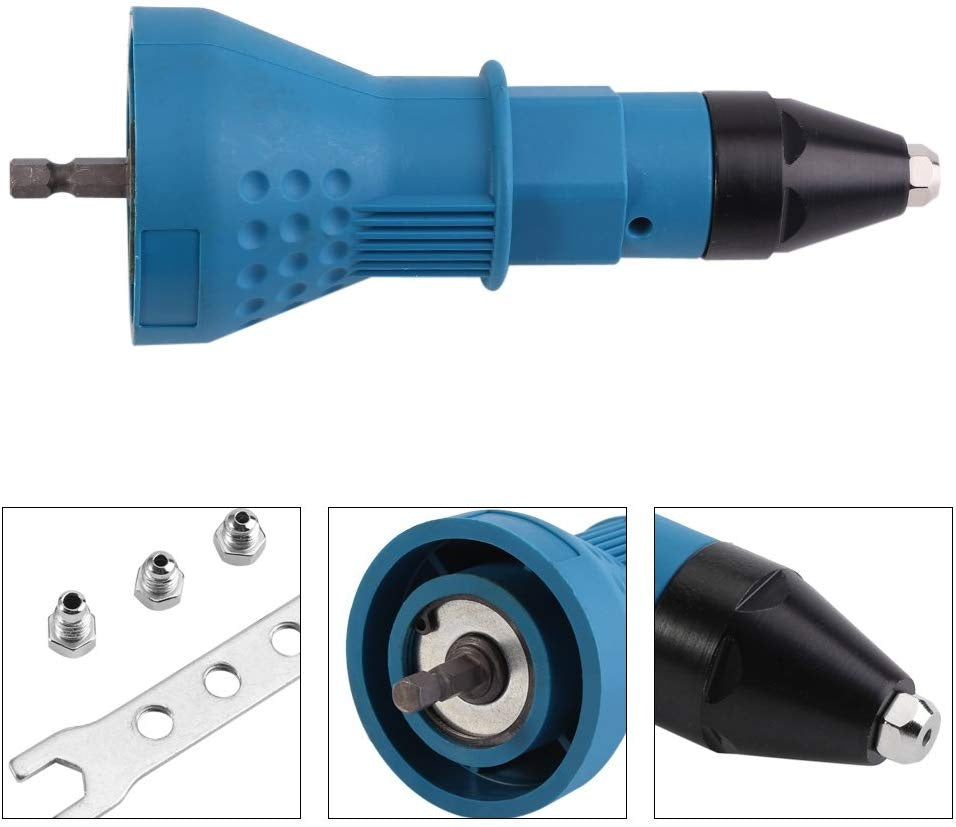 Priedas į grąžtą - kniediklis | 2.4 - 3.2 - 4.0 - 4.8 mm (RGA06)