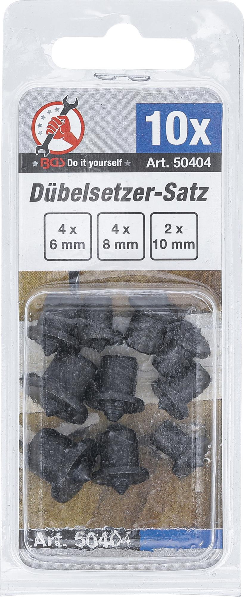 Centro žymekliai | 6 - 8 - 10 mm | 10 vnt. (50404)