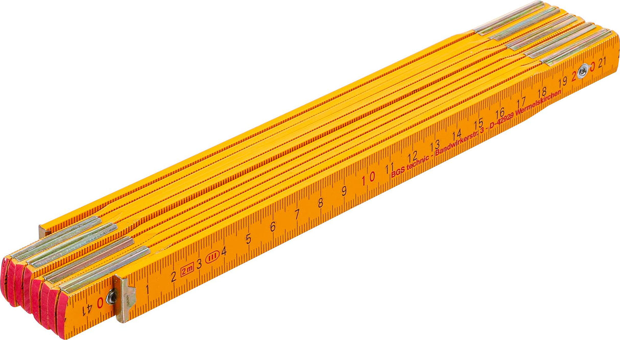 WOODEN FOLDING RULE | 2 M (92051)